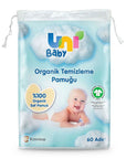 Uni Baby Cotton Pads for Gentle Cleansing 60 Count