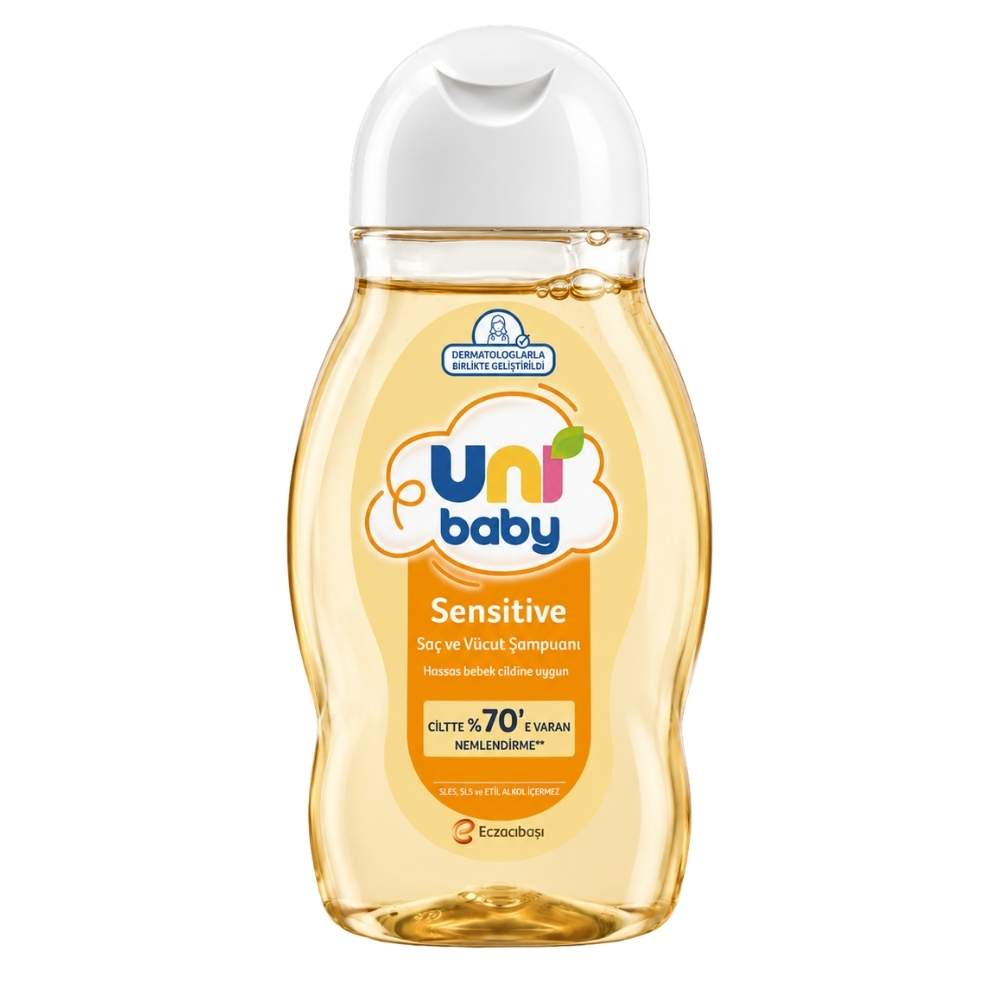 Uni Baby Sensitive Hair & Body Wash Gentle Cleansing 200 ml
