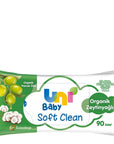 Uni Baby Olive Oil Wet Wipes for Gentle Cleansing 90 Count