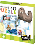 Headu Montessori Educational Puzzle for Toddlers - Wooden Farm Animal Shapes for Cognitive Development (2-4 Years) - view 3