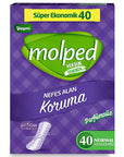 Molped Daily Freshness: pH Balanced Panty Liners for Women - Odor Control, Breathable, Absorbent - 40 Count Molped Daily Panty Liners: pH Balanced Freshness & Odor Control daily panty liners, hygiene pads, pH balanced liners, odor control panty liners, breathable panty liners, daily freshness, women's hygiene products, absorbent panty liners, panty liners, hygiene, women's health, feminine hygiene, daily liners, freshness, odor control, breathable, absorbent, pH balanced, skin-friendly, intimate care, women