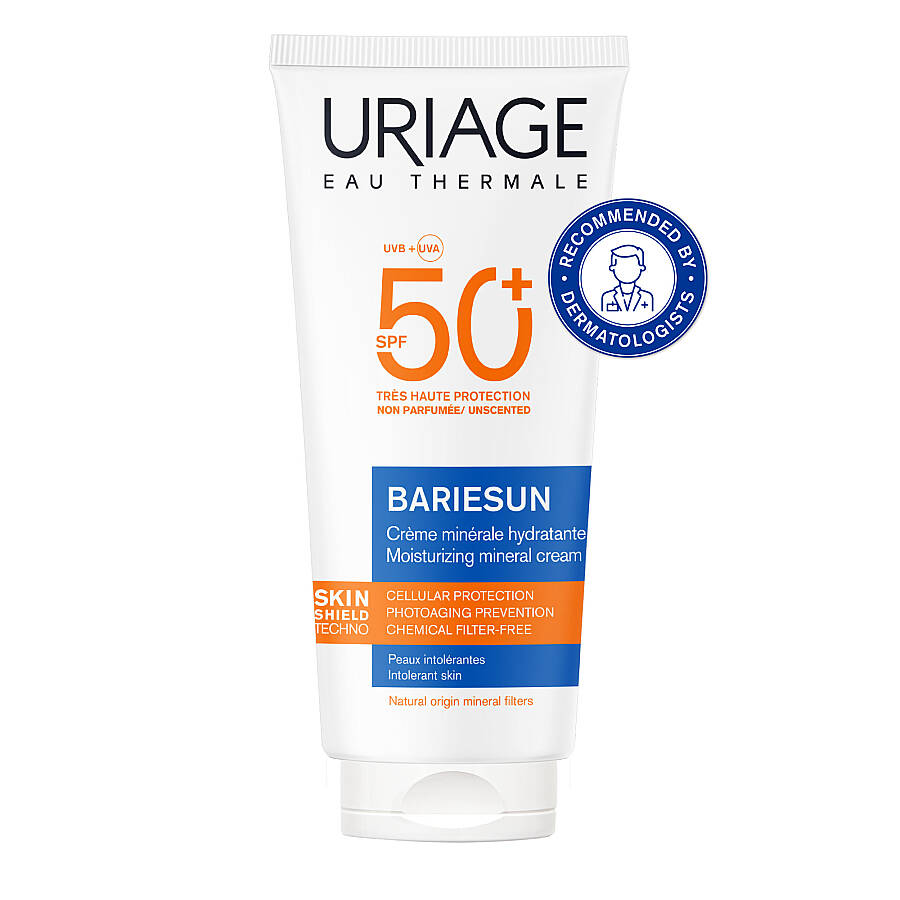Uriage Bariesun Moisturizing Mineral Cream SPF50+ 100 ml