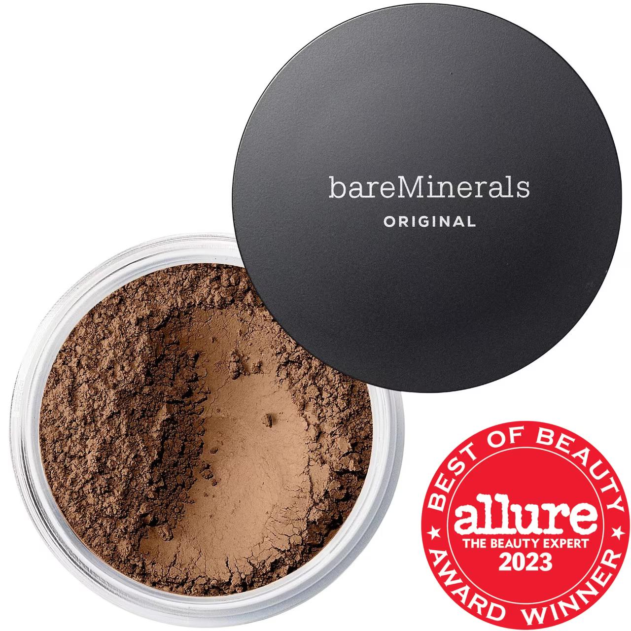bareMinerals Original Loose Powder Mineral Foundation SPF 15: Talc-Free, Luminous, Buildable Coverage for Sensitive Skin bareMinerals Loose Powder Foundation SPF 15 | Talc-Free & Luminous mineral foundation, talc-free foundation, loose powder foundation, SPF foundation, vegan foundation, cruelty-free makeup, natural luminous foundation, mineral makeup SPF 15, buildable coverage foundation, foundation for sensitive skin, mineral makeup, loose powder, SPF 15, vegan makeup, cruelty-free, natural finish, lumino