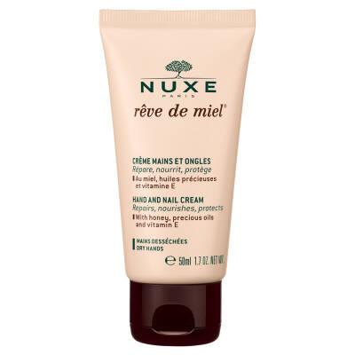 Nuxe Reve de Miel Hand and Nail Cream: Natural Repair for Dry, Damaged Hands - Moisturizing, Anti-Aging Hand Care Nuxe Hand Cream: Repair Dry Hands & Nails - Natural Moisturizer hand cream, nail cream, moisturizing hand cream, repairing hand cream, natural hand cream, dry hands treatment, Nuxe Reve de Miel, honey hand cream, anti-aging hand cream, hand and nail care, dry hands, damaged hands, natural skincare, honey, avocado oil, sweet almond oil, argan oil, vitamin E, sensitive skin, hand care, nail care,