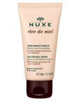 Nuxe Reve de Miel Hand and Nail Cream: Natural Repair for Dry, Damaged Hands - Moisturizing, Anti-Aging Hand Care Nuxe Hand Cream: Repair Dry Hands & Nails - Natural Moisturizer hand cream, nail cream, moisturizing hand cream, repairing hand cream, natural hand cream, dry hands treatment, Nuxe Reve de Miel, honey hand cream, anti-aging hand cream, hand and nail care, dry hands, damaged hands, natural skincare, honey, avocado oil, sweet almond oil, argan oil, vitamin E, sensitive skin, hand care, nail care,