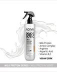 Agiva Milk Protein & Amino Acid Heat Protectant Spray: Detangle, Repair & Shield Hair While Styling - Fön Suyu, 13.53 fl oz Agiva Heat Protectant Spray: Protect & Repair Hair While Styling heat protectant spray, hair detangler, amino acid hair treatment, milk protein hair serum, heat styling protection, hair repair spray, fön suyu, hair styling product, heat protectant, argentine hair treatment, hair styling, heat protection, detangling spray, hair repair, milk protein, amino complex, arginine, dual-phase f