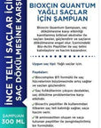 Bioxcin Quantum Shampoo for Oily Hair - Anti-Hair Loss, Natural Ingredients, 10.14 fl oz Bioxcin Quantum Shampoo for Oily Hair - Natural Ingredients shampoo for oily hair, Bioxcin Quantum shampoo, anti-hair loss shampoo, natural ingredients hair care, hair care for oily scalp, oily hair solution, hair nourishment, sebum control, hair growth promotion, daily hair care, hair strengthening, BIOCOMPLEX B11, Niacinamide, peptides, hair care routine, healthy hair, hair loss solution