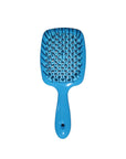 Janeke Superbrush Detangling Hairbrush in Neon Blue