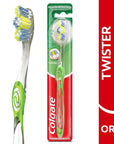 Colgate Twister Manual Toothbrush - Medium Bristles, Deep Cleaning & Tongue Scraper for Superior Oral Hygiene Colgate Twister Toothbrush: Deep Clean, Fresh Breath Colgate toothbrush, manual toothbrush, twister toothbrush, medium bristle toothbrush, deep cleaning toothbrush, tongue cleaner toothbrush, affordable toothbrush, oral hygiene toothbrush, toothbrush, dental care, oral care, dental hygiene, plaque removal, gum health, fresh breath, tongue scraper, medium toothbrush, Colgate,personal care, health, be