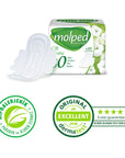 Molped Pure & Soft Organic Cotton Pads: Hypoallergenic, Chlorine & Paraben Free Sanitary Napkins for Sensitive Skin - 7 Count Molped Organic Cotton Pads: Sensitive Skin Protection organic cotton pads, hypoallergenic feminine pads, natural menstrual pads, sensitive skin sanitary pads, vegan period products, chlorine free pads, paraben free pads, soft menstrual pads, pure and soft pads, Molped Pure & Soft, feminine hygiene product, menstrual pads, sanitary napkins, organic pads, hypoallergenic pads, natural p