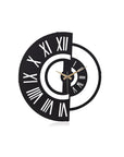 Muyika 50cm Metal Silent Wall Clock - Modern Large Wall Decor for Indoor Spaces - view 3