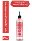 Ashley Joy Raspberry Hair Vinegar & Hyaluronic Acid Hair Tonic: Shine, Detangle & Hydrate - Natural Anti-Frizz, Moisturizing Hair Treatment (8.45 fl oz) Ashley Joy Raspberry Hair Vinegar: Shine & Hydration hair vinegar, hair tonic, hyaluronic acid hair, raspberry hair product, hair shine product, anti frizz hair tonic, detangling hair treatment, moisturizing hair tonic, Ashley Joy hair product, hair care, dry hair, frizzy hair, shine, detangle, moisturize, raspberry, hyaluronic acid, hair treatment, hair he