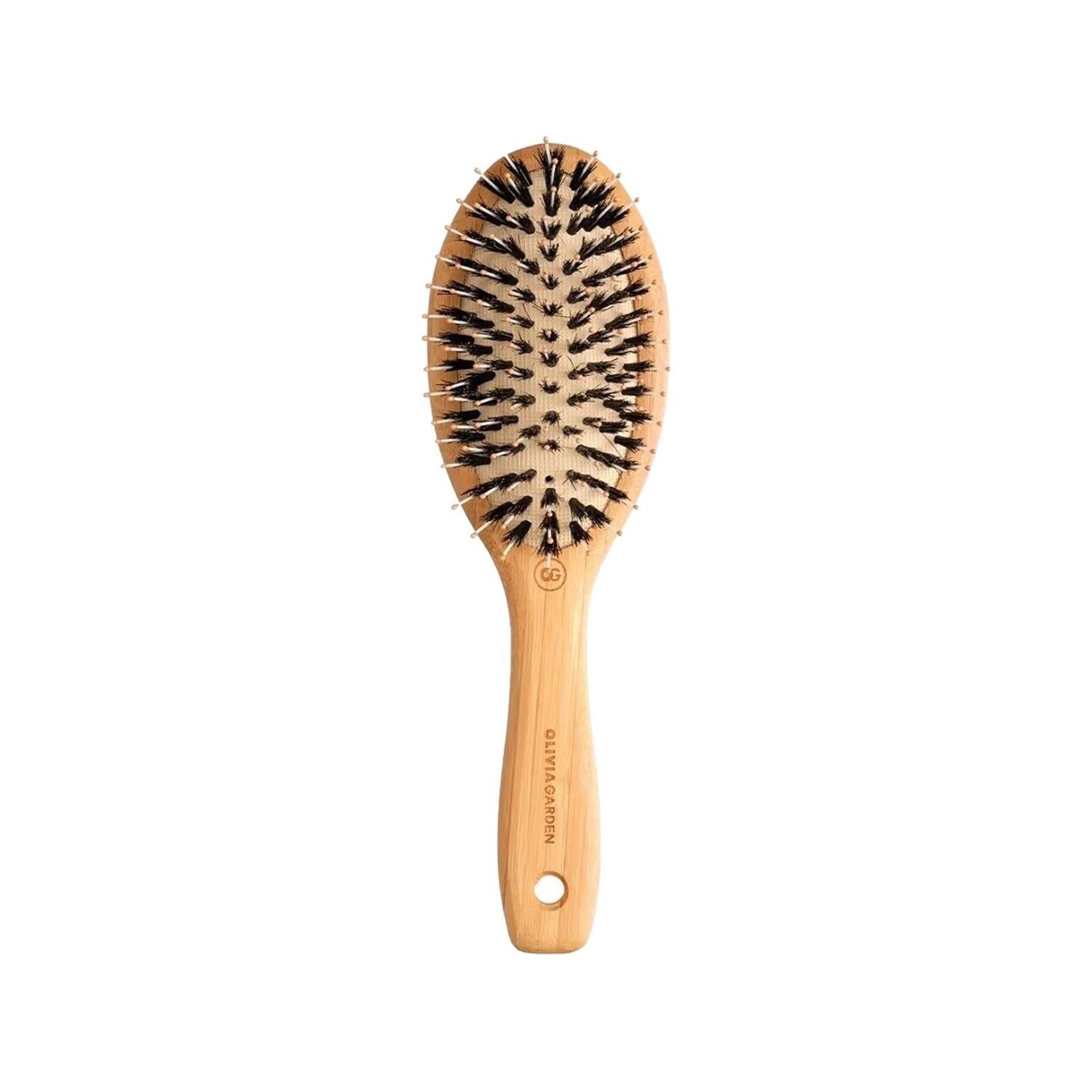 Olivia Garden Healthy Hair Bamboo Paddle Brush - Detangle, Smooth Frizz & Eco-Friendly Hair Brush Olivia Garden Bamboo Brush: Detangle & Smooth, Eco-Friendly Bamboo hair brush, paddle brush, healthy hair brush, eco friendly hair brush, bamboo detangling brush, Olivia Garden hair brush, hair brush, detangling brush, smoothing brush, frizz control, eco-friendly, sustainable, hair care, gentle hair brush, bamboo, hair styling, hair tool, beauty, personal care, gifts for her, gifts for women, hair breakage redu