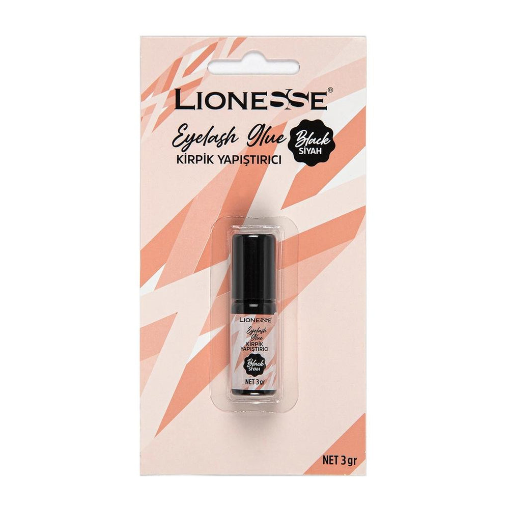 Lionesse Black Eyelash Adhesive for Secure Hold 3g