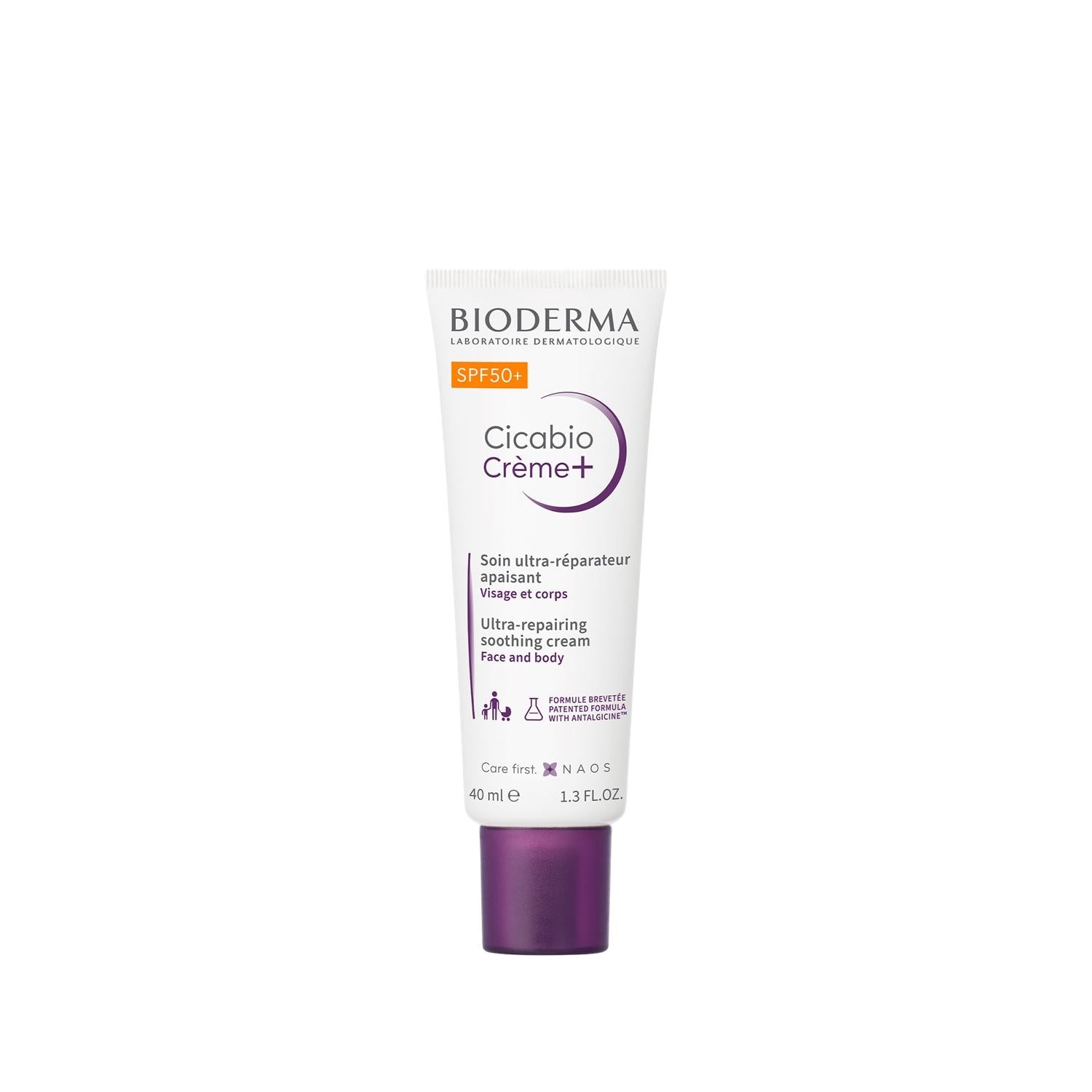Bioderma Cicabio Cream+ SPF 50+ Sunscreen Repair Cream for Sensitive Skin - 40ml Bioderma Cicabio Cream+ SPF 50+ Sunscreen Repair Cream Bioderma Cicabio Cream+, SPF 50+ sunscreen, repair cream, sun protection, sensitive skin care, skincare, sun care, moisturizing cream, dermatologically tested, face cream, body cream, daily sun protection, outdoor skincare