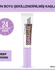 Maybelline Super Lock Brow Glue Deep Brown: 24H Long Lasting Eyebrow Mascara for Shaping, Styling & Tinting Maybelline Brow Glue: Long Lasting Eyebrow Mascara | Deep Brown eyebrow mascara, brow glue, eyebrow styling, long lasting eyebrow gel, smudge proof eyebrow makeup, deep brown eyebrow gel, Maybelline Super Lock Brow Glue, eyebrow shaping, eyebrow tint, eyebrow setting gel, eyebrow gel, eyebrow makeup, brow styling, brow tint, brow shaping, makeup, cosmetics, beauty, 24 hour hold, non-sticky, clump free