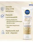 Nivea Sun Luminous630 SPF 50 Face Sunscreen: Reduce Dark Spots, Anti-Aging, Hyaluronic Acid - Daily Sun Protection Cream Nivea Sun Luminous630 SPF50: Dark Spot Correcting Face Sunscreen sunscreen face cream, SPF 50 sunscreen, dark spot sunscreen, hyaluronic acid sunscreen, anti-aging sunscreen, sun protection face cream, Nivea sunscreen, sunscreen for dark spots, face sunscreen for daily use, Luminous630 sunscreen, sunscreen, face cream, SPF 50, dark spots, hyaluronic acid, anti-aging, sun protection, Nivea