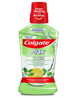 Colgate Plax Tea & Lemon Alcohol-Free Mouthwash 16.91 fl oz - Oral Care Without Alcohol, Fluoride Mouthwash for - Toothpaste