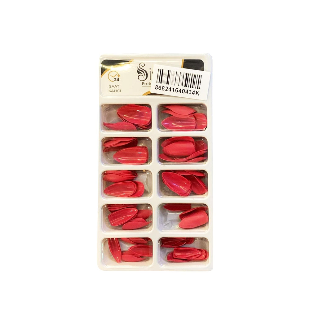 Sisa Professional Red Plastic Artificial Nail Tips for Nail Enhancement Sisa Red Artificial Nail Tips - Professional Nail Enhancement Artificial nails, Red nail tips, Professional nail products, Cosmetic nail enhancements, Plastic nail tips, Nail beauty, Nail fashion, Nail art, Salon quality nail tips, Nail care products, Beauty enhancements, Cosmetic enhancements, Nail solutions, Fashion nail tips, Professional nail care