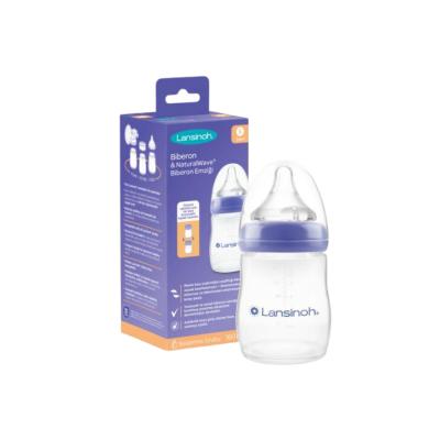 Lansinoh Natural Wave Baby Bottle - BPA-Free, Anti-Colic, 5.41 fl oz Lansinoh Natural Wave Baby Bottle - BPA-Free & Anti-Colic baby bottle, breastfeeding support, BPA-free baby products, anti-colic baby bottle, natural feeding experience, Lansinoh, baby feeding, newborn essentials, parenting must-haves