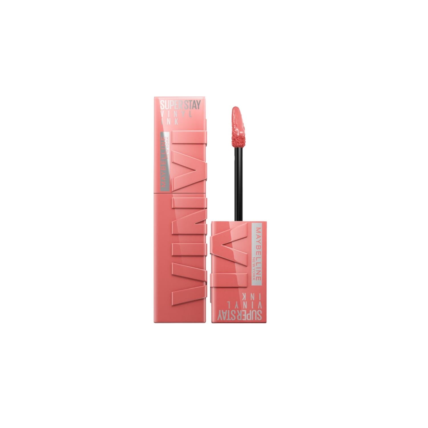 Maybelline New York Super Stay Vinyl Ink Liquid Lipstick - Long Lasting Shiny Lip Color (100 Charmed) Maybelline New York Super Stay Vinyl Ink Liquid Lipstick - Long Lasting Maybelline New York Super Stay Vinyl Ink, Liquid Lipstick, Long Lasting Lip Makeup, Shiny Lip Color, Charmed Lipstick Shade, Cosmetics, Beauty Products, Lip Care, Makeup, Lipstick, Long Lasting Makeup, Affordable Cosmetics, Beauty Essentials