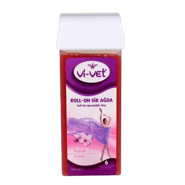 Vi-Vet Powdered Roll-On Wax Cartridge for Smooth Skin 100 ml