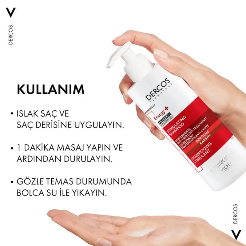 Vichy Dercos Energising Shampoo for Thinning Hair 400ml