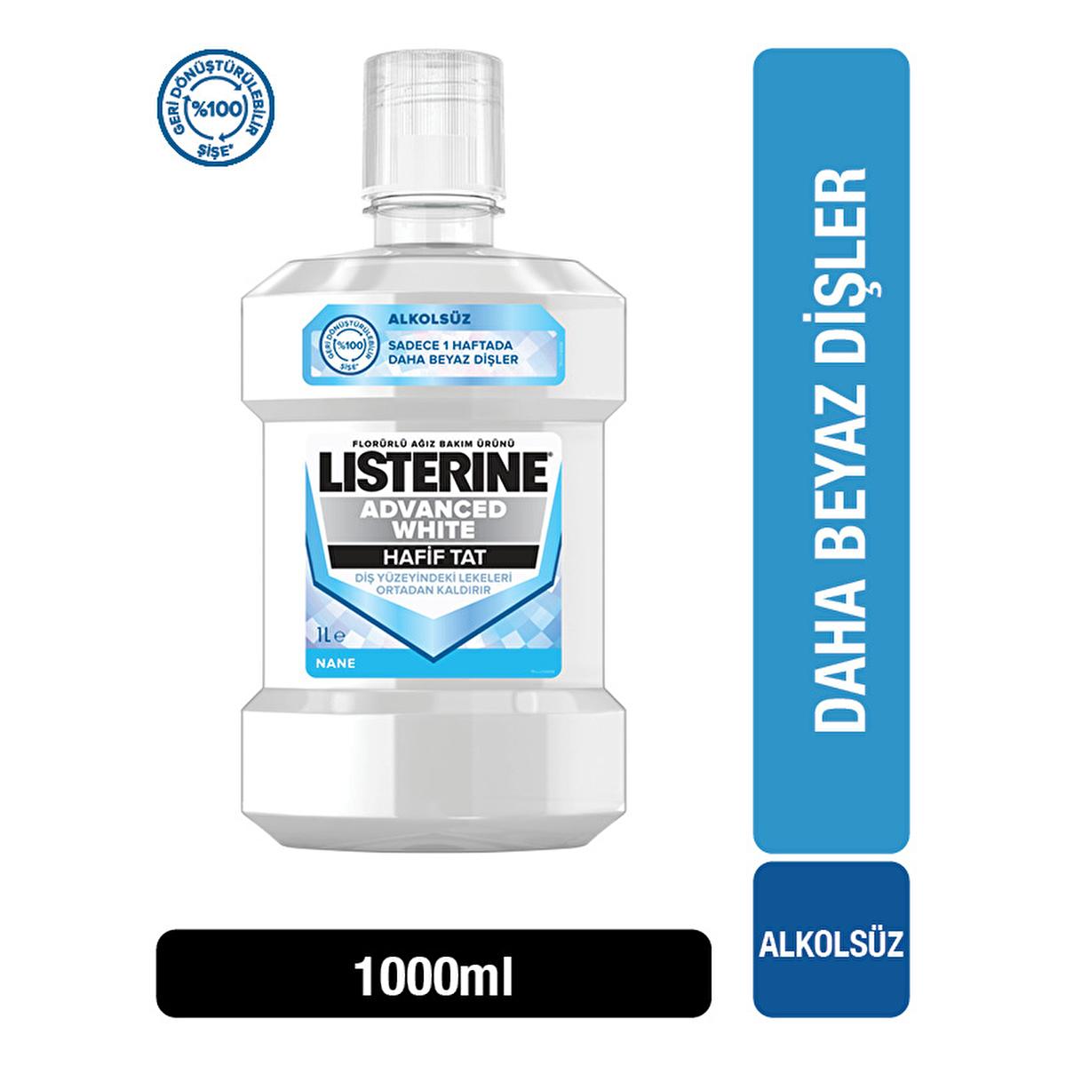 Listerine Advanced White Mouthwash for Whitening Teeth - 1000 ml Advanced Oral Care Listerine Advanced White Mouthwash - Whiten Teeth in 2 Weeks Listerine Advanced White, mouthwash for whitening teeth, oral care products, advanced teeth whitening mouthwash, Listerine mouthwash 1000 ml, whitening mouthwash, oral hygiene, teeth whitening, advanced oral care, ethanol mouthwash, comprehensive oral care, daily oral care, confidence boost, healthy smile, stain fighting mouthwash