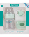 Mamajoo Baby Gift Set - Newborn Essentials with BPA-free Bottle, Orthodontic Pacifier & Storage Case Mamajoo Newborn Gift Set - BPA-free Bottle & Pacifier Baby Gift Set, Newborn Essentials, BPA-free Baby Products, Orthodontic Pacifier, Anti-colic Baby Bottle, Mamajoo, Baby Bottle, Pacifier Storage Case, New Parents Gift, Baby Care
