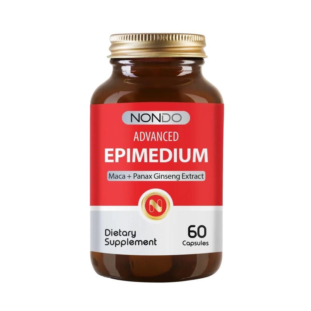 nondo epimedium capsules product image, bottle of nondo epimedium dietary supplement Nondo Epimedium Capsules - Dietary Supplement | 60 Count Nondo Epimedium Capsules - Dietary Supplement | 60 Count dietary-supplement, epimedium, nondo, vitality-boost, herbal-extracts, energy-support, adults, capsules, wellness, ai-generated
