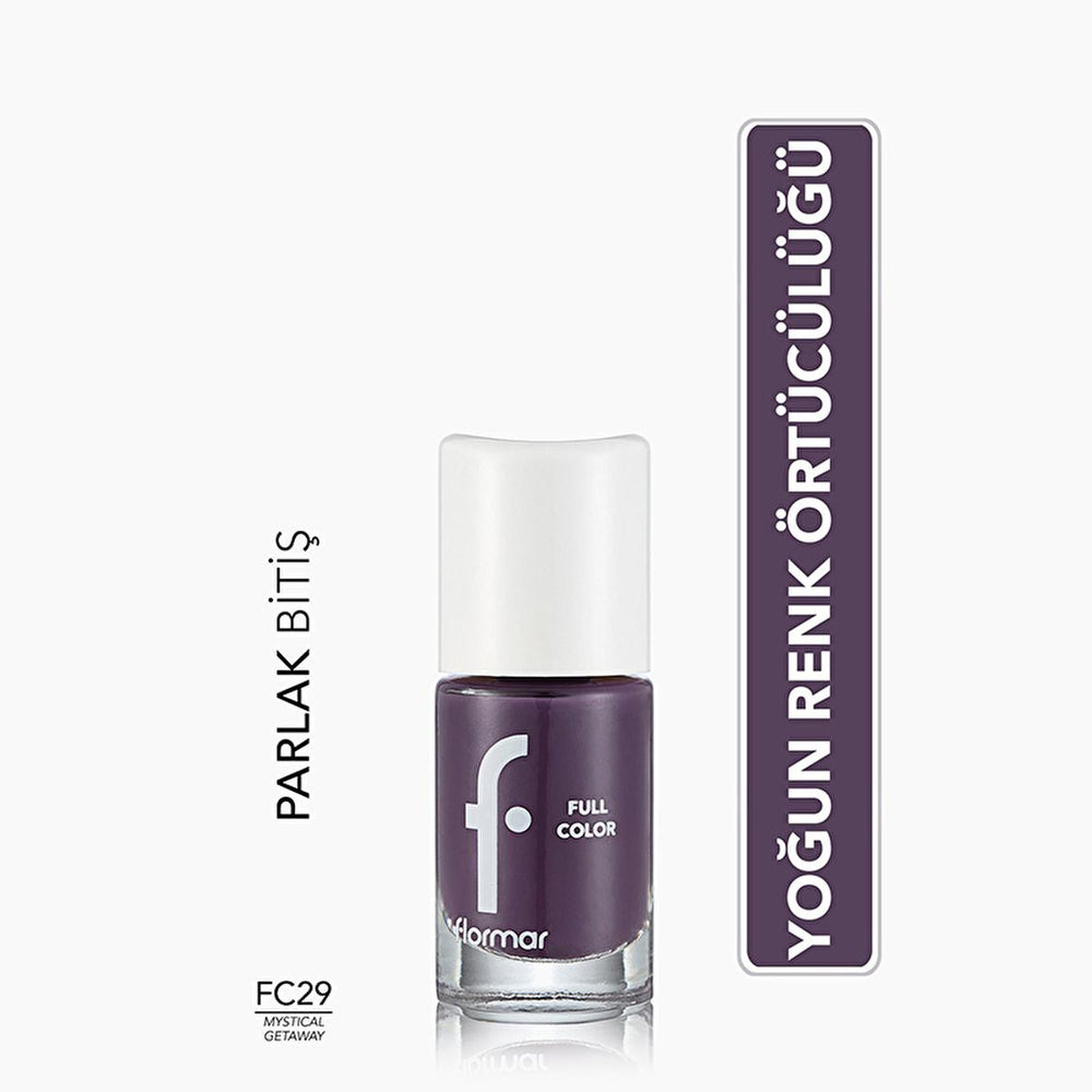 Flormar Full Color Nail Polish - Highly Pigmented & Long-Lasting Nail Care - view 2