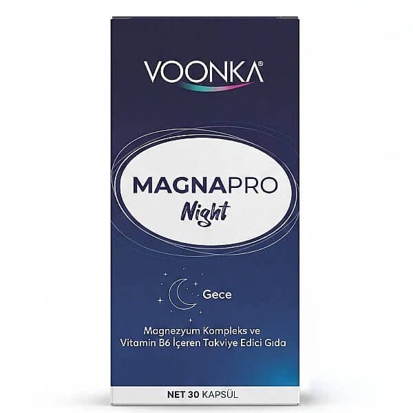 Voonka Magnapro Night Magnesium Supplement 30 Capsules