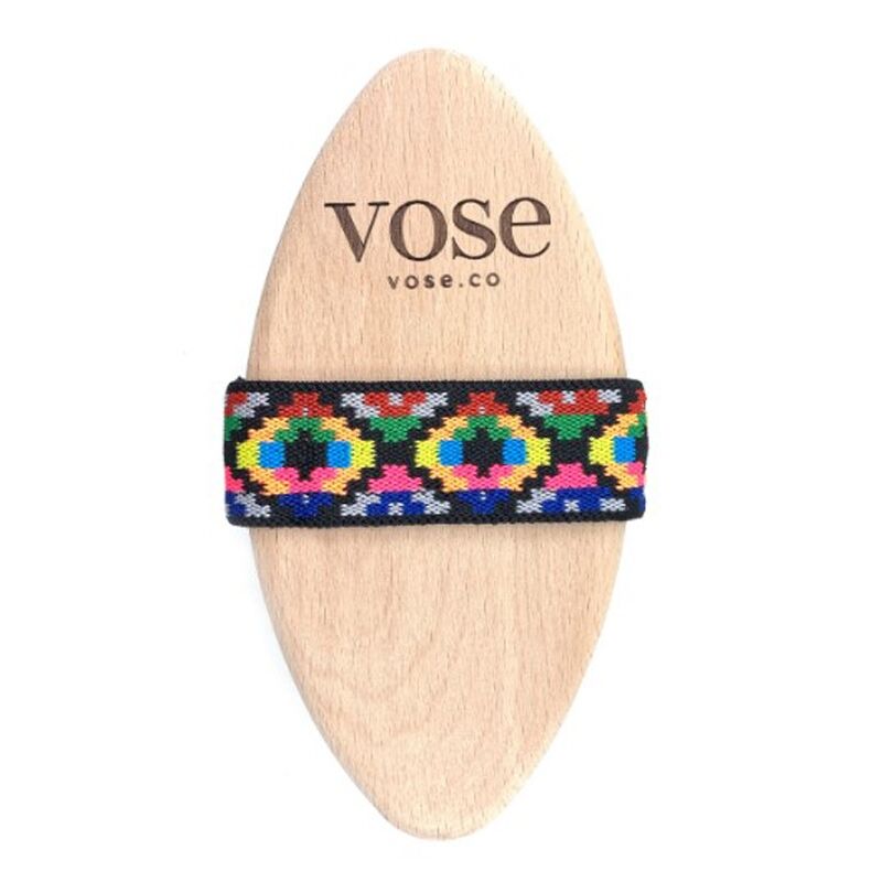 Vose Tulip Natural Horsehair Body Brush for Smooth Skin
