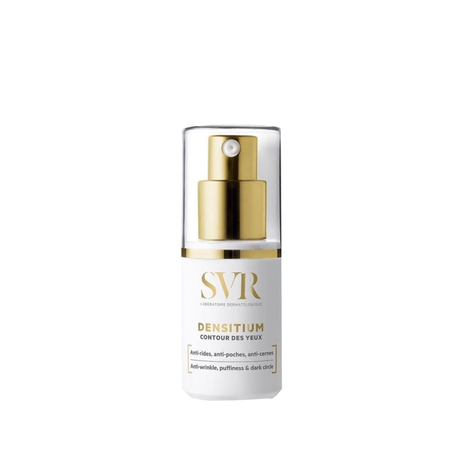 SVR Densitium: Anti-Aging Eye & Lip Contour Cream - Reduce Wrinkles, Fine Lines - Firming, Hydrating (15ml / 0.51 fl oz) SVR Densitium: Anti-Aging Eye & Lip Cream | Wrinkle Reduction eye contour cream, lip contour cream, anti-aging eye cream, anti-wrinkle lip cream, SVR Densitium, eye and lip treatment, wrinkle reduction, mature skin care, eye cream, lip cream, anti-aging, anti-wrinkle, skin firming, skin hydration, fine lines, wrinkles, eye treatment, lip treatment, skincare, beauty, cosmetic, mature skin,