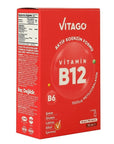 Vitago Vitamin B12 Spray: Fast Absorbing Methylcobalamin B12 Supplement for Energy, Immune Support & Fatigue Reduction - Sublingual, Sugar & Gluten-Free Vitago B12 Spray: Energy & Immune Support - Methylcobalamin Vitamin B12 Spray, Methylcobalamin B12, Sublingual B12, Vitamin B12 supplement, B12 for energy, B12 and B6 vitamins, B12 for fatigue, Fast absorbing B12, Vitamin B12, Methylcobalamin, Sublingual, Energy, Immune Support, Fatigue Reduction, Sugar-free, Gluten-free, Coloring-free, liquid supplement, B