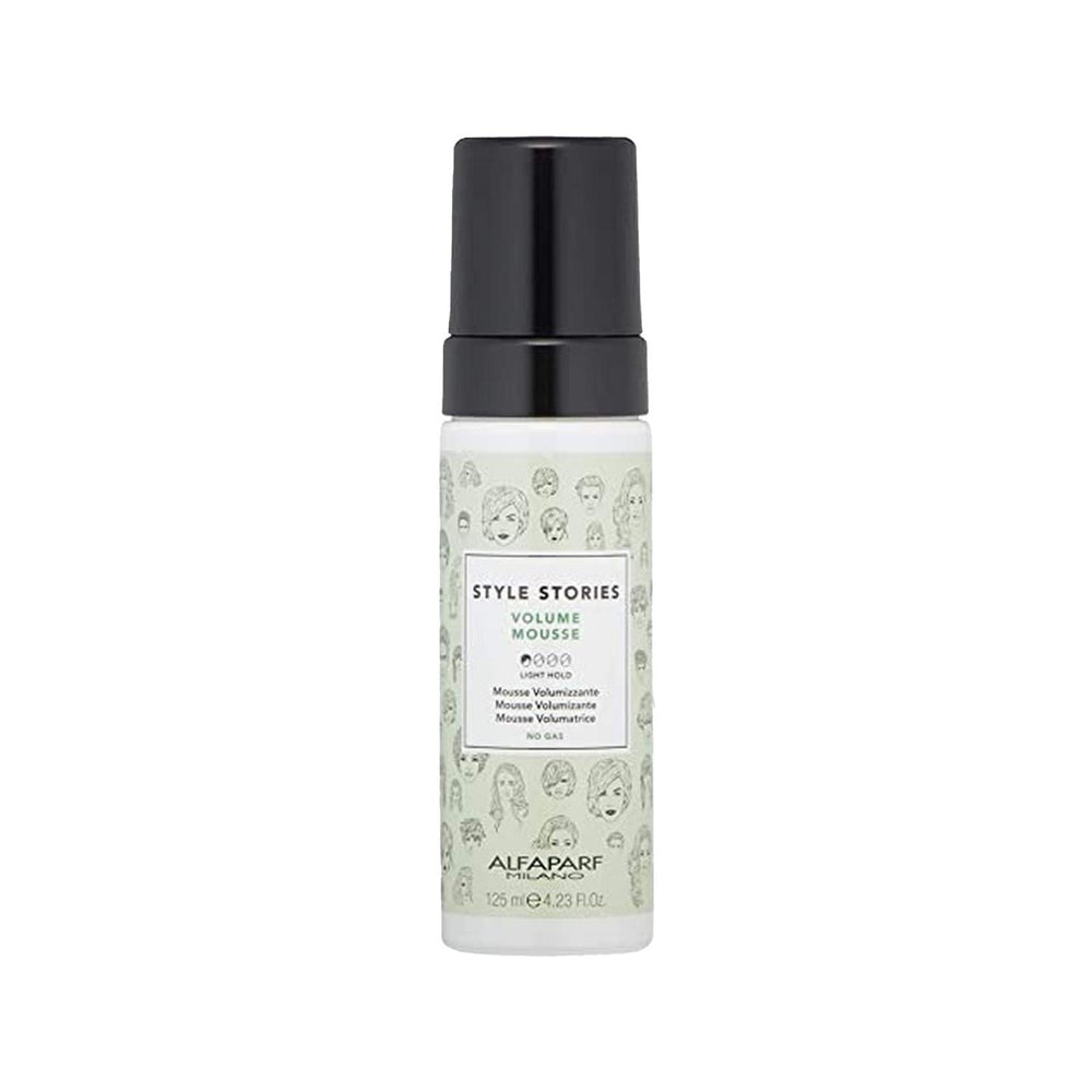 Alfaparf Style Stories Volumizing Hair Styling Mousse for Fine Hair - 125ml Alfaparf Volumizing Hair Mousse for Fine Hair hair styling mousse, volumizing hair product, fine hair care, Alfaparf Style Stories, hair volume spray, hair care, styling products, volumizing mousse, fine hair solutions, hair texture enhancer, professional hair care, non-greasy hold, lightweight styling