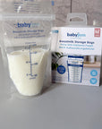Babyjem Breast Milk Storage Bags - Sterile, BPA-Free, Airtight & Self-Standing - 25 Count Babyjem Breast Milk Storage Bags - Sterile & BPA-Free breast milk storage bags, sterile breast milk bags, BPA-free breast milk storage, airtight breast milk bags, self-standing breast milk storage, Babyjem, new mom essentials, baby products, breastfeeding support, safe storage solutions