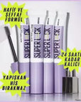Maybelline New York Super Lock Brow Glue: Long-Lasting Eyebrow Mascara for Shaping, Setting & Styling - Clear, Waterproof, 7ml Maybelline Brow Glue: Shape & Set Eyebrows - Long Lasting! eyebrow mascara, brow glue, eyebrow setting gel, clear brow mascara, waterproof eyebrow gel, long-lasting brow gel, eyebrow shaper, eyebrow styling mascara, eyebrow, mascara, brow gel, clear mascara, waterproof gel, long-lasting gel, eyebrow styling, brow shaping, makeup, cosmetics, beauty, personal care, grooming, eyebrow d
