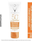 Vichy Capital Soleil SPF 50+ Tinted Sunscreen: Anti-Dark Spot Face Protection, Evens Skin Tone, High UVA/UVB Defense, Hypoallergenic Vichy SPF 50+ Tinted Sunscreen: Anti-Dark Spot, Even Skin sunscreen, SPF 50+ sunscreen, anti dark spot sunscreen, tinted sunscreen, sun protection for face, hypoallergenic sunscreen, sunscreen for dark spots, Vichy sunscreen, lekeleri gideren güneş kremi, leke karşıtı güneş kremi, sun protection, anti-aging, even skin tone, dark spot prevention, UVA protection, UVB protection,