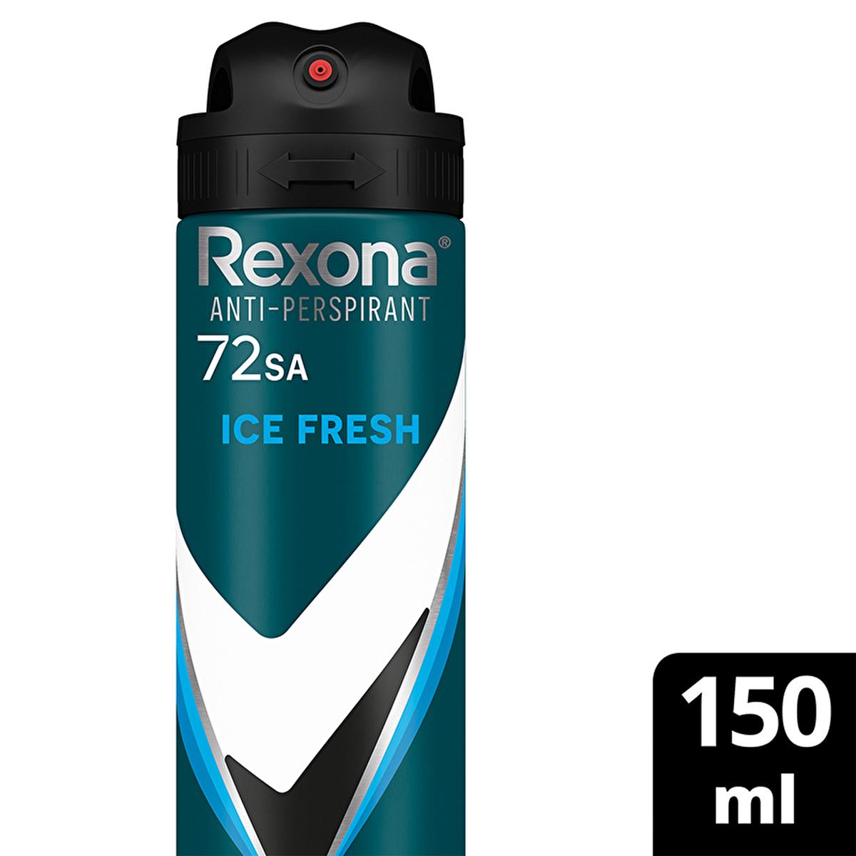 Rexona Men Invisible Ice Fresh Deodorant Spray - 72-Hour Protection, Long-Lasting Freshness, Stain-Free Clothing Rexona Men Deodorant Spray - 72hr Protection men's deodorant spray, antiperspirant deodorant, 72-hour protection, invisible ice fresh, Rexona Men Deodorant, long-lasting freshness, stain-free clothing, confidence booster, active men, personal care, grooming, hygiene, men's grooming products
