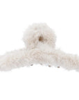 Eklips Oval Claw Clip Ecru Secure Hold Hair Accessory