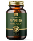Naturagen Bromelain 1000mg - 2400 GDU, Natural Decongestant & Vegan Digestive Enzymes, Nasal Congestion & Gut Health Support, 60 Capsules Naturagen Bromelain 1000mg: Natural Decongestant & Gut Health Bromelain supplement, Natural decongestant, Digestive enzymes, Vegan bromelain, Bromelain 1000mg, Prebiotic supplement, Nasal congestion relief, Hindiba root supplement, Gut health supplement, Plant-based enzymes, Bromelain, decongestant, digestive aid, vegan supplement, prebiotic, gut health, nasal support, si
