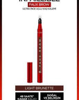 L'Oreal Paris Infallible Faux Brow: Ultra-Fine Light Brunette Eyebrow Pencil for Natural, Long-Lasting Definition L'Oreal Infallible Brow Pencil: Light Brunette, Ultra-Fine Tip eyebrow pencil, light brunette eyebrow pencil, ultra fine eyebrow pencil, long lasting eyebrow pencil, smudge proof eyebrow pencil, natural eyebrow makeup, eyebrow filler, Loreal eyebrow pencil, thin eyebrow solution, precise eyebrow pencil, eyebrow definer, brow makeup, light brown eyebrow pencil, fine tip eyebrow pencil, smudge res