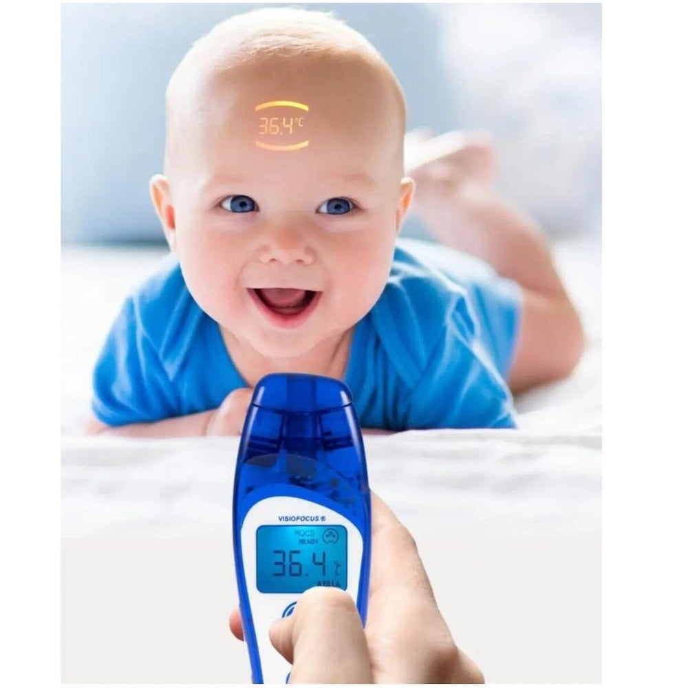 VisioFocus Pro: Non-Contact Forehead Thermometer - Hygienic, Accurate Fever Detection for Baby & Family VisioFocus Pro: No-Touch Thermometer for Baby & Family non-contact thermometer, forehead thermometer, infrared thermometer, baby thermometer, no touch thermometer, fever thermometer, digital thermometer, VisioFocus thermometer, hygienic thermometer, thermometer, temperature, fever, baby health, child health, family health, non-invasive, hygienic, accurate, temperature monitoring, object temperature, food