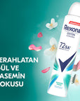 Rexona Women's Antiperspirant Deodorant Spray - 72 Hour Protection, Shower Fresh Scent, 200ml Rexona 72 Hour Deodorant Spray for Women - Shower Fresh Women's Deodorant Spray, Long-lasting Deodorant, Antiperspirant Deodorant, Rexona Shower Fresh, 72 Hour Protection Deodorant, Shower Fresh Scent, Rose Fragrance, Jasmine Fragrance, Aerosol Spray Deodorant, Women's Personal Care, Hygiene Products, Confidence Boosters, Active Lifestyle Essentials