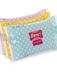 Benri Mini Wet Wipes 3-Pack: Paraben-Free, pH Balanced, Perfect for Travel & On-the-Go Cleansing Benri Mini Wet Wipes: Travel Pack - Clean & Refresh On-the-Go Wet wipes, Pocket wipes, Mini wet wipes, Paraben free wipes, Travel wipes, Personal cleansing wipes, pH balanced wipes, Portable wet wipes, Wet towel, Facial wipes, Hand wipes, Sanitizing wipes, Cleansing wipes, Hygiene, Personal hygiene, Travel, On the go, Convenience, Sensitive skin, Paraben-free, pH balanced, Mini size, Resealable, Pocket, Bag, Pur