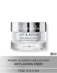 Institut Esthederm Anti-Aging Face Cream - Lift Repair Absolute Smoothing Cream 50ml for Firmer Skin Institut Esthederm Lift Repair Smoothing Cream 50ml - Anti-Aging Face Cream anti-aging cream, face smoothing cream, Institut Esthederm Lift Repair, anti-wrinkle cream for 35-45 age group, face firming cream, skincare for round face shapes, anti-aging skincare, Institut Esthederm, smoothing cream, firming cream, wrinkle reduction, skincare for mature skin