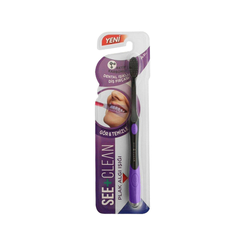 See Clean Electric Toothbrush with Smart Plaque Detection and LED Indicator - Purple, Rechargeable, Customizable Brushing Modes See Clean Electric Toothbrush - Smart & Rechargeable Electric Toothbrush, Smart Oral Hygiene, Plaque Detection Toothbrush, LED Toothbrush, Rechargeable Toothbrush, Oral Care, Dental Hygiene, Smart Toothbrush, Purple Toothbrush, Rechargeable Oral Care, Customizable Brushing, Personalized Oral Hygiene