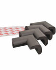 Miny Baby Brown Corner Protector - Soft Rubber Child Safety Protectors for Furniture Edges (4 Pack) Miny Baby Brown Corner Protector - Child Safety Solution baby corner protector, child safety corner protector, rubber corner protector, brown corner protector, childproofing corner protectors, baby safety products, child safety products, furniture edge protectors, soft rubber corner protectors, home safety solutions