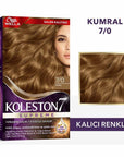 Wella Koleston Supreme 7/0 Kumral: Brown Hair Dye Kit with Oil Care - Rich Color, 100% Gray Coverage, and Long-Lasting Shine Wella Koleston: Brown Hair Dye Kit w/ Oil Care - Vibrant Color hair dye, hair color, at home hair color, kumral saç boyası, brown hair dye, hair coloring kit, hair treatment, oil care for hair, color activating cream, Wella Koleston, hair coloring, home hair dye, hair care, hair shine, gray coverage, long lasting hair color, vibrant hair, healthy hair, hair repair, Plex technology, be